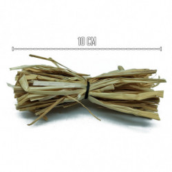 Tradineur - Gavillas de paja para Belén - Fabricado en Madera - Adorno divertido para nacimiento, Navidad, decoración tradiciona