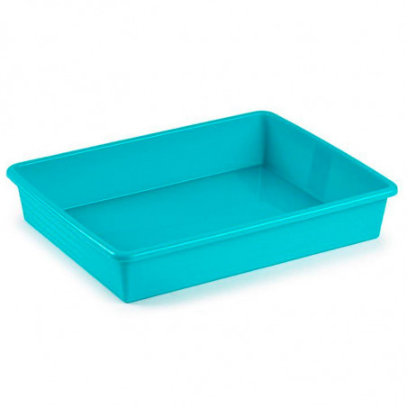 Tradineur - Bandeja frigorífica de almacenamiento, plástico, reutilizable, servir comida, organizar alimentos, fabricada en Espa