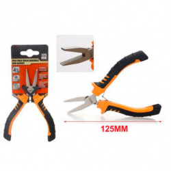 Tradineur - Alicate Mini - Longitud de 125 mm - Fabricado en Acero - Mango ergonómico - Herramienta manual de bricolaje