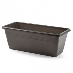 Tradineur - Jardinera modelo PLFT de plástico, polipropileno, tiesto, macetero, recipiente para plantas, flores, balcón, terraza