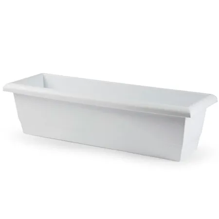 Tradineur - Jardinera de plástico sin plato, Modelo PLFT, tiesto, macetero de polipropileno, recipiente para plantas, flores, ba