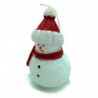 Tradineur - Pack de 4 Velas con Forma de Figuras Navideñas - Papá Noel, Reno, Muñeco de Nieve y Angel - Artículo decorativo para