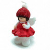 Tradineur - Pack de 4 Velas con Forma de Figuras Navideñas - Papá Noel, Reno, Muñeco de Nieve y Angel - Artículo decorativo para