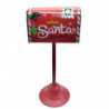 Tradineur - Buzón Americano Navideño Letters Santa - Fabricado en Metal - Artículo para decoraciones navideñas - 32 x 16 x 12 cm