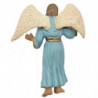 Tradineur - Figura de ángel para Belén, durexina, adorno para nacimiento, portal, pesebre, Navidad, decoración tradicional, fabr
