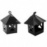 Tradineur - Pack de 2 faroles para Belén, metal, adornos para nacimiento, pesebre, Navidad, decoración tradicional, fabricado en