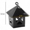 Tradineur - Pack de 2 faroles para Belén, metal, adornos para nacimiento, pesebre, Navidad, decoración tradicional, fabricado en