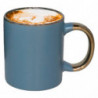 Tradineur - Pack de 6 Tazas Mug Modelo Amberes - Fabricado en cerámica - Ideal para café e infusiones - Apta para lavavajillas y