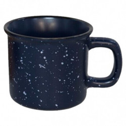 Tradineur - Pack de 4 Tazas Mug Modelo Ontario - Fabricado en cerámica - Ideal para café e infusiones - Apta para lavavajillas y