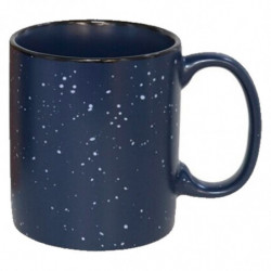 Tradineur - Pack de 4 Tazas Mug Modelo Ontario - Fabricado en cerámica - Ideal para café e infusiones - Apta para lavavajillas y