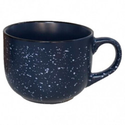 Tradineur - Pack de 4 Tazas Mug Modelo Ontario - Fabricado en cerámica - Ideal para café e infusiones - Apta para lavavajillas y