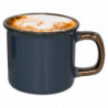 Tradineur - Pack de 4 Tazas Mug Modelo Regina - Fabricado en cerámica - Ideal para café e infusiones - Apta para lavavajillas y