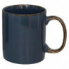 Tradineur - Pack de 4 Tazas Mug Modelo Regina - Fabricado en cerámica - Ideal para café e infusiones - Apta para lavavajillas y