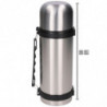 Tradineur - Termo modelo Ray - Fabricado en Acero Inoxidable - Ideal para conservar la temperatura de tus bebidas - Capacidad de