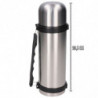 Tradineur - Termo modelo Ray - Fabricado en Acero Inoxidable - Ideal para conservar la temperatura de tus bebidas - Capacidad de