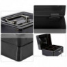 Tradineur - Caja de caudales con cerradura, metal y plástico, incluye 2 llaves, recipiente seguro para dinero, joyas - 15 x 12 x
