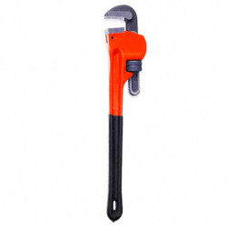 Tradineur - Llave Stillson para tubos, hierro, alta resistencia, heavy duty, fontanería, plomería, reparaciones, 450 mm
