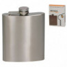 Tradineur - Petaca de acero, modelo Sam, recipiente para whisky, licores, agua, portátil, camping, senderismo, viajes, apta para