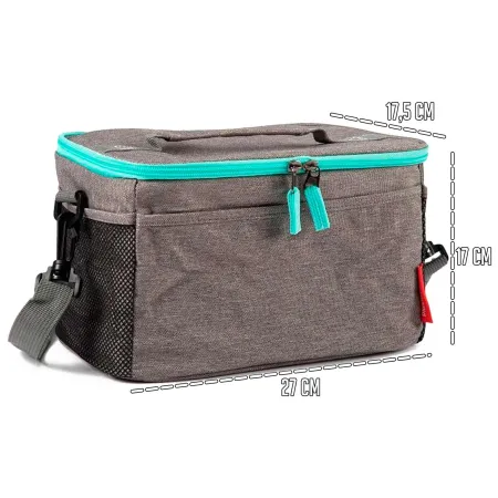 Tradineur - Bolsa Térmica Picnic - Cremallera color surtido - Mantiene tanto el calor como el frío - Impermeable - Fácil de limp Tradineur - Bolsa Térmica Picnic - Cremallera color surtido - Mantiene tanto el calor como el frío - Impermeable - Fácil de limp