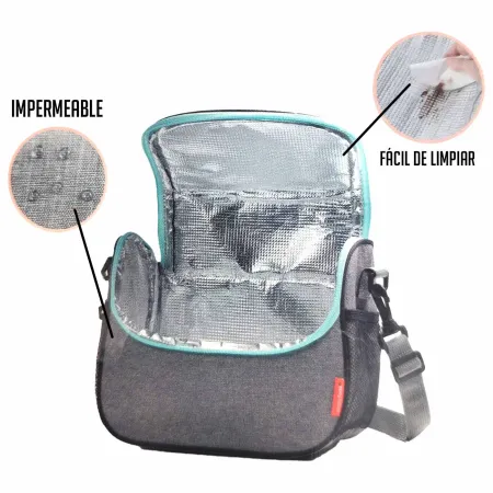 Tradineur - Bolsa Térmica Picnic - Cremallera color surtido - Mantiene tanto el calor como el frío - Impermeable - Fácil de limp Tradineur - Bolsa Térmica Picnic - Cremallera color surtido - Mantiene tanto el calor como el frío - Impermeable - Fácil de limp