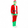 Tradineur - Disfraz de duende verde gruñón para adulto, poliéster, incluye camiseta, pantalón, cinturón y gorro, atuendo de Navi