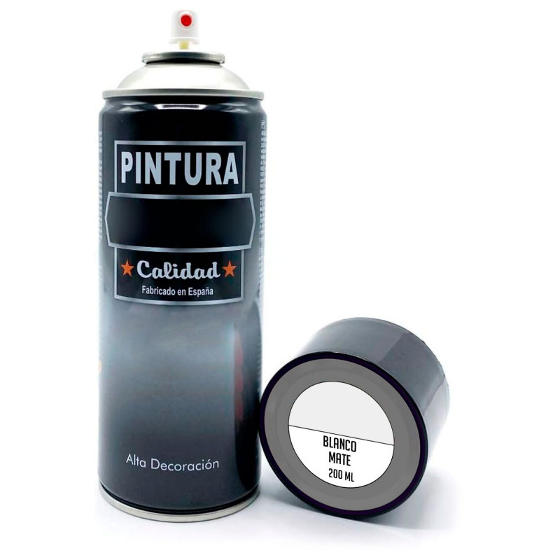 Tradineur - Bote de Pintura en Spray - Fabricado en España - Ideal para cualquier superficie, Madera, Metal, Cartón, Piedra o Ce Tradineur - Bote de Pintura en Spray - Fabricado en España - Ideal para cualquier superficie, Madera, Metal, Cartón, Piedra o Ce
