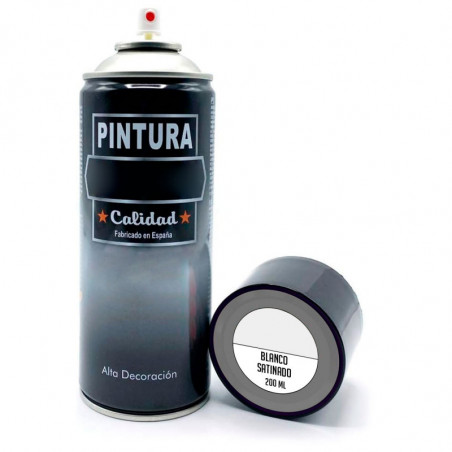 Tradineur - Bote de Pintura en Spray - Fabricado en España - Ideal para cualquier superficie, Madera, Metal, Cartón, Piedra o Ce