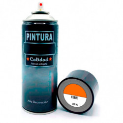 Tradineur - Bote de Pintura en Spray - Fabricado en España - Ideal para cualquier superficie, Madera, Metal, Cartón, Piedra o Ce