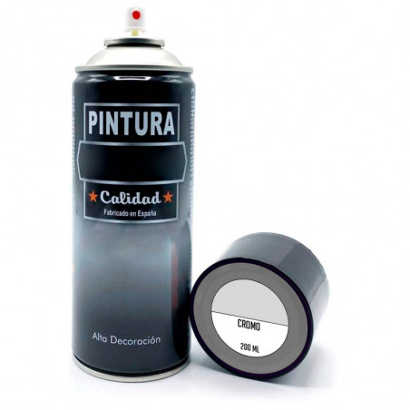 Tradineur - Bote de Pintura en Spray - Fabricado en España - Ideal para cualquier superficie, Madera, Metal, Cartón, Piedra o Ce