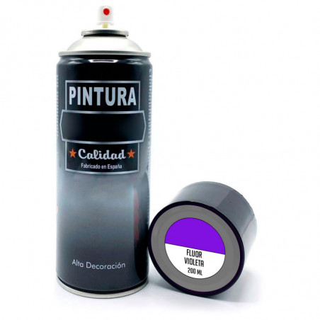 Tradineur - Bote de Pintura en Spray - Fabricado en España - Ideal para cualquier superficie, Madera, Metal, Cartón, Piedra o Ce