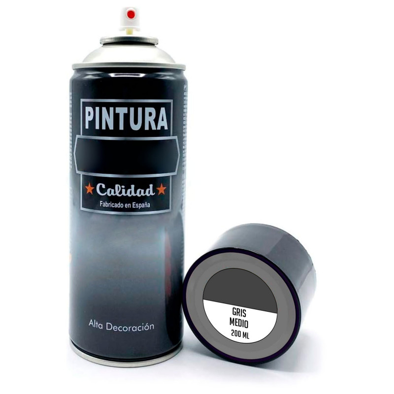 Tradineur - Bote de Pintura en Spray - Fabricado en España - Ideal para cualquier superficie, Madera, Metal, Cartón, Piedra o Ce Tradineur - Bote de Pintura en Spray - Fabricado en España - Ideal para cualquier superficie, Madera, Metal, Cartón, Piedra o Ce