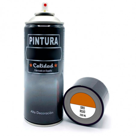 Tradineur - Bote de Pintura en Spray - Fabricado en España - Ideal para cualquier superficie, Madera, Metal, Cartón, Piedra o Ce