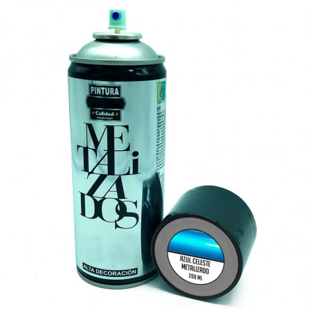 Tradineur - Bote de Pintura en Spray - Fabricado en España - Ideal para cualquier superficie, Madera, Metal, Cartón, Piedra o Ce