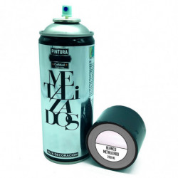 Tradineur - Bote de Pintura en Spray - Fabricado en España - Ideal para cualquier superficie, Madera, Metal, Cartón, Piedra o Ce