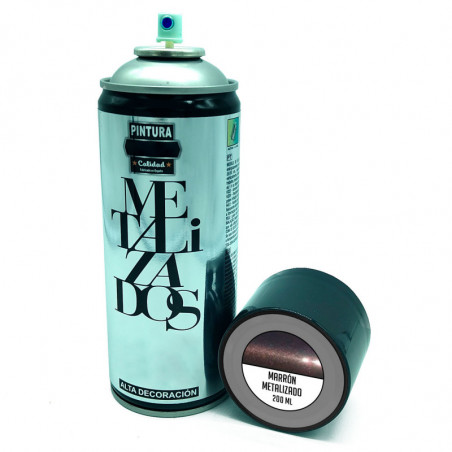 Tradineur - Bote de Pintura en Spray - Fabricado en España - Ideal para cualquier superficie, Madera, Metal, Cartón, Piedra o Ce