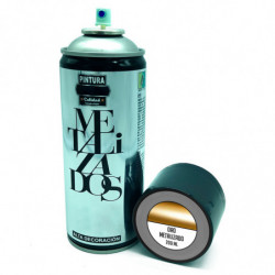 Tradineur - Bote de Pintura en Spray - Fabricado en España - Ideal para cualquier superficie, Madera, Metal, Cartón, Piedra o Ce