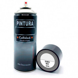 Tradineur - Bote de Pintura en Spray - Fabricado en España - Ideal para cualquier superficie, Madera, Metal, Cartón, Piedra o Ce