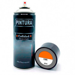 Tradineur - Bote de Pintura en Spray - Fabricado en España - Ideal para cualquier superficie, Madera, Metal, Cartón, Piedra o Ce