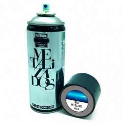 Tradineur - Bote de Pintura en Spray - Fabricado en España - Ideal para cualquier superficie, Madera, Metal, Cartón, Piedra o Ce