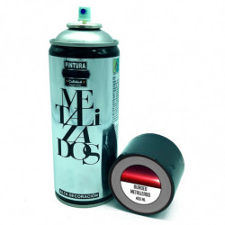 Tradineur - Bote de Pintura en Spray - Fabricado en España - Ideal para cualquier superficie, Madera, Metal, Cartón, Piedra o Ce