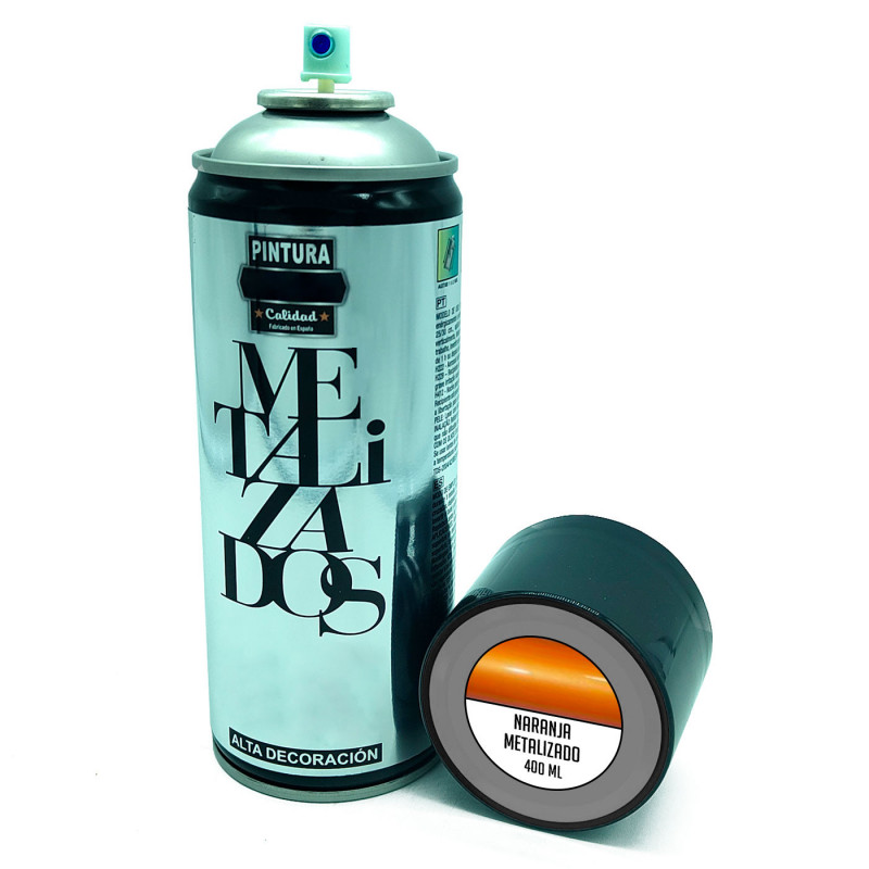 Tradineur - Bote de Pintura en Spray - Fabricado en España - Ideal para cualquier superficie, Madera, Metal, Cartón, Piedra o Ce Tradineur - Bote de Pintura en Spray - Fabricado en España - Ideal para cualquier superficie, Madera, Metal, Cartón, Piedra o Ce