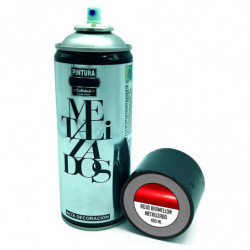 Tradineur - Bote de Pintura en Spray - Fabricado en España - Ideal para cualquier superficie, Madera, Metal, Cartón, Piedra o Ce