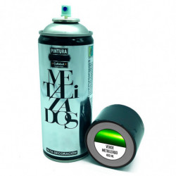 Tradineur - Bote de Pintura en Spray - Fabricado en España - Ideal para cualquier superficie, Madera, Metal, Cartón, Piedra o Ce