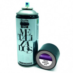 Tradineur - Bote de Pintura en Spray - Fabricado en España - Ideal para cualquier superficie, Madera, Metal, Cartón, Piedra o Ce