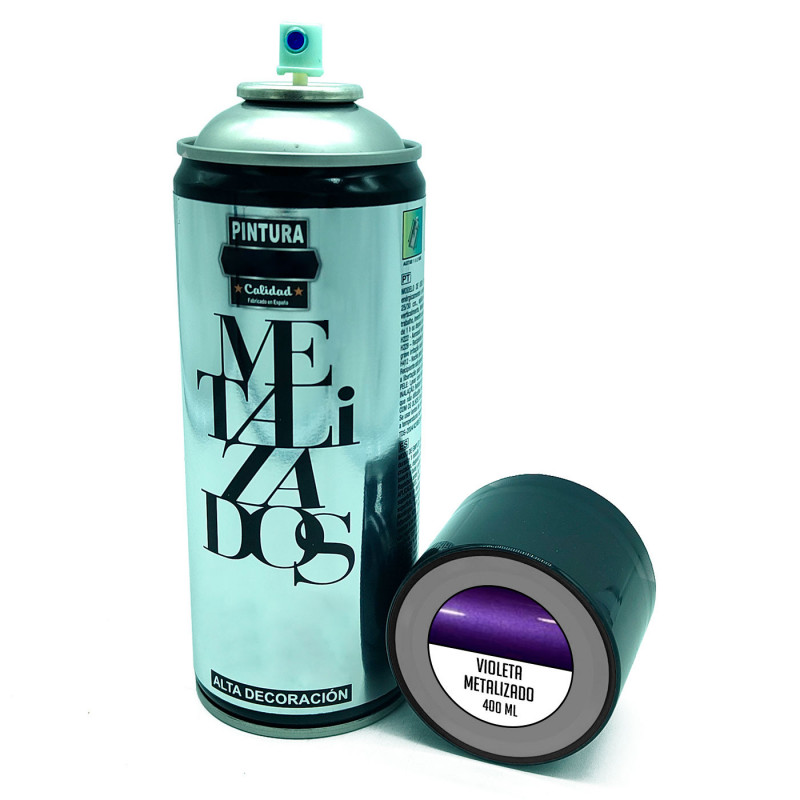Tradineur - Bote de Pintura en Spray - Fabricado en España - Ideal para cualquier superficie, Madera, Metal, Cartón, Piedra o Ce Tradineur - Bote de Pintura en Spray - Fabricado en España - Ideal para cualquier superficie, Madera, Metal, Cartón, Piedra o Ce