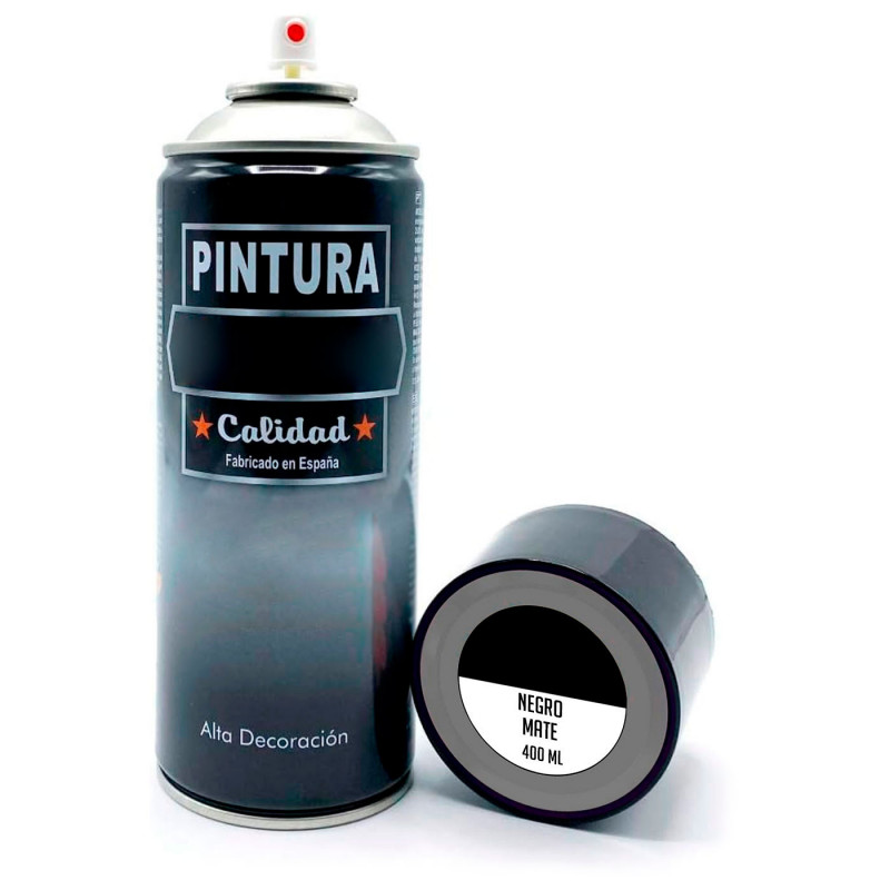 Tradineur - Bote de Pintura en Spray - Fabricado en España - Ideal para cualquier superficie, Madera, Metal, Cartón, Piedra o Ce Tradineur - Bote de Pintura en Spray - Fabricado en España - Ideal para cualquier superficie, Madera, Metal, Cartón, Piedra o Ce