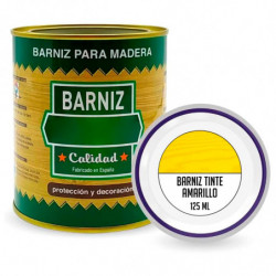 Tradineur - Bote de Barniz para Madera - Fabricado en España - Ideal para todo tipo de Maderas, vigas, cerchas, marcos, etc. - C