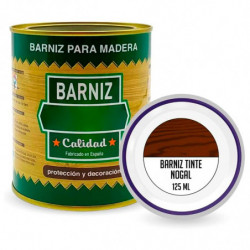 Tradineur - Bote de Barniz para Madera - Fabricado en España - Ideal para todo tipo de Maderas, vigas, cerchas, marcos, etc. - C