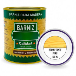 Tradineur - Bote de Barniz para Madera - Fabricado en España - Ideal para todo tipo de Maderas, vigas, cerchas, marcos, etc. - C
