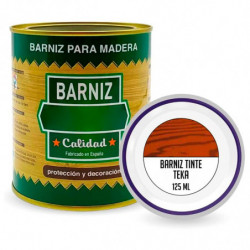 Tradineur - Bote de Barniz para Madera - Fabricado en España - Ideal para todo tipo de Maderas, vigas, cerchas, marcos, etc. - C